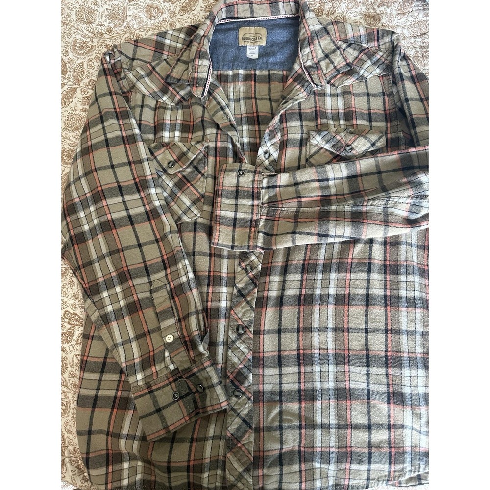 Sears Roebuck & Co Flannel‎ Xl